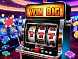 Slot Machine Reels Bonus Feature မြင်ကွင်း